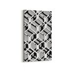 Olla 10038DD Abstract 3 Boyut Görsel Dikey Dar Kanvas Tablo (Ölçü: 60X120)