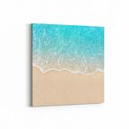 Olla 16393K Kumsal / Sahil Görseli Kare Kanvas Tablo (Ölçü: 25X25)