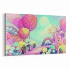 Olla 12771Y Çocuk Odası Görseli Yatay Kanvas Tablo (Ölçü: 120X80)