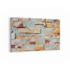 Olla 17390Y Taş / Tuğla Görseli Yatay Kanvas Tablo (Ölçü: 120X80)