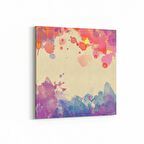 Olla 17720K Yağlı Boya Görseli Kare Kanvas Tablo (Ölçü: 60X60)