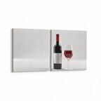 Olla 15314K2Y Gıda Görseli Kare 2'li Yatay Kanvas Tablo (Ölçü: 65X30)