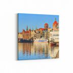 Olla 18310K4 Yapı Görseli Kare 4'lü Kanvas Tablo (Ölçü: 145X145)