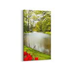 Olla 13806DD Doğa / Manzara Görseli Dikey Dar Kanvas Tablo (Ölçü: 40X80)