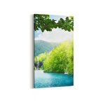 Olla 14567DD Doğa / Manzara Görseli Dikey Dar Kanvas Tablo (Ölçü: 60X120)
