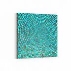 Olla 10297K Abstract Görsel Kare Kanvas Tablo (Ölçü: 25X25)