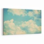 Olla 15525Y Gökyüzü Bulut Görseli  Yatay Kanvas Tablo (Ölçü: 120X80)