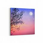 Olla 10572K Ağaç Görseli Kare Kanvas Tablo (Ölçü: 25X25)