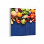 Olla 15120K Gıda Görseli Kare Kanvas Tablo (Ölçü: 60X60)