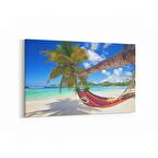 Olla 16500Y Kumsal / Sahil Görseli Yatay Kanvas Tablo (Ölçü: 90X60)