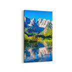 Olla 13315DD Doğa / Manzara Görseli Dikey Dar Kanvas Tablo (Ölçü: 30X60)