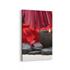 Olla 17082D Spa / Masaj Görseli Dikey Kanvas Tablo (Ölçü: 100X150)