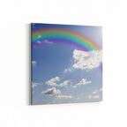 Olla 15392K Gökyüzü Bulut Görseli  Kare Kanvas Tablo (Ölçü: 25X25)