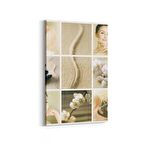 Olla 17093D Spa / Masaj Görseli Dikey Kanvas Tablo (Ölçü: 100X150)