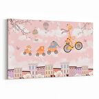 Olla 12743Y Çocuk Odası Görseli Yatay Kanvas Tablo (Ölçü: 45X30)