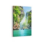 Olla 14516D Doğa / Manzara Görseli Dikey Kanvas Tablo (Ölçü: 70X105)