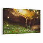 Olla 12718Y Çocuk Odası Görseli Yatay Kanvas Tablo (Ölçü: 70X50)