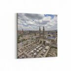 Olla 18651K Yapı Görseli Kare Kanvas Tablo (Ölçü: 30X30)