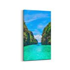 Olla 13906DD Doğa / Manzara Görseli Dikey Dar Kanvas Tablo (Ölçü: 30X60)