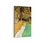 Olla 16566DD Kumsal / Sahil Görseli Dikey Dar Kanvas Tablo (Ölçü: 40X80)