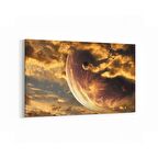 Olla 17641Y Uzay Görseli Yatay Kanvas Tablo (Ölçü: 120X80)