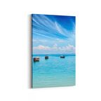 Olla 16644D Kumsal / Sahil Görseli Dikey Kanvas Tablo (Ölçü: 20X30)