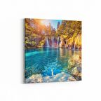 Olla 13813K Doğa / Manzara Görseli Kare Kanvas Tablo (Ölçü: 60X60)