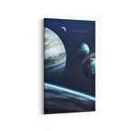 Olla 17678DD Uzay Görseli Dikey Dar Kanvas Tablo (Ölçü: 60X120)