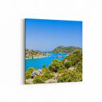 Olla 14455K Doğa / Manzara Görseli Kare Kanvas Tablo (Ölçü: 60X60)