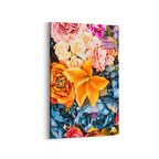 Olla 11586D Çiçek Görseli Dikey Kanvas Tablo (Ölçü: 100X150)