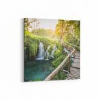 Olla 13977K Doğa / Manzara Görseli Kare Kanvas Tablo (Ölçü: 25X25)