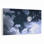 Olla 14825Y Gece Gökyüzü Görseli Yatay Kanvas Tablo (Ölçü: 45X30)