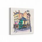 Olla 17713K Yağlı Boya Görseli Kare Kanvas Tablo (Ölçü: 60X60)