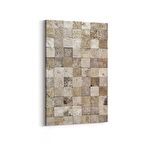Olla 17350D Taş / Tuğla Görseli Dikey Kanvas Tablo (Ölçü: 60X90)
