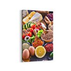 Olla 14989D Gıda Görseli Dikey Kanvas Tablo (Ölçü: 60X90)