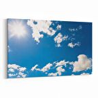 Olla 15701Y Gökyüzü Bulut Görseli  Yatay Kanvas Tablo (Ölçü: 70X50)