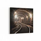 Olla 18492K Yapı Görseli Kare Kanvas Tablo (Ölçü: 25X25)