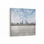 Olla 18392K Yapı Görseli Kare Kanvas Tablo (Ölçü: 25X25)