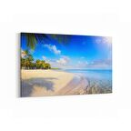 Olla 16534Y Kumsal / Sahil Görseli Yatay Kanvas Tablo (Ölçü: 90X60)
