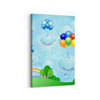 Olla 12732D Çocuk Odası Görseli Dikey Kanvas Tablo (Ölçü: 20X30)