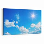 Olla 15601Y Gökyüzü Bulut Görseli  Yatay Kanvas Tablo (Ölçü: 30X20)