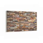 Olla 17508Y Taş / Tuğla Görseli Yatay Kanvas Tablo (Ölçü: 45X30)