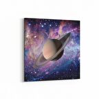Olla 17671K Uzay Görseli Kare Kanvas Tablo (Ölçü: 25X25)