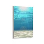 Olla 12988D Deniz / Okyanus Görseli Dikey Kanvas Tablo (Ölçü: 100X150)