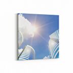 Olla 18172K Yapı Görseli Kare Kanvas Tablo (Ölçü: 25X25)