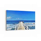 Olla 16426Y Kumsal / Sahil Görseli Yatay Kanvas Tablo (Ölçü: 30X20)