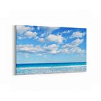 Olla 16437Y Kumsal / Sahil Görseli Yatay Kanvas Tablo (Ölçü: 45X30)