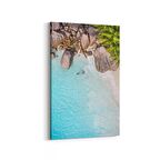 Olla 16503D Kumsal / Sahil Görseli Dikey Kanvas Tablo (Ölçü: 100X150)