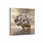 Olla 12284K Araç Görseli Kare Kanvas Tablo (Ölçü: 30X30)