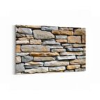 Olla 17405Y Taş / Tuğla Görseli Yatay Kanvas Tablo (Ölçü: 120X80)
